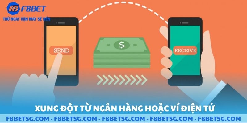 Xung đôt từ ngân hàng hoặc ví điện tử