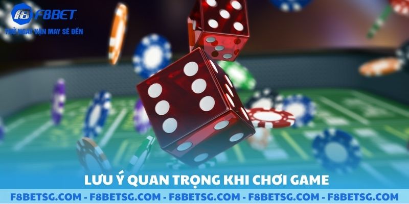 Lưu ý quan trọng khi chơi game bài Casino