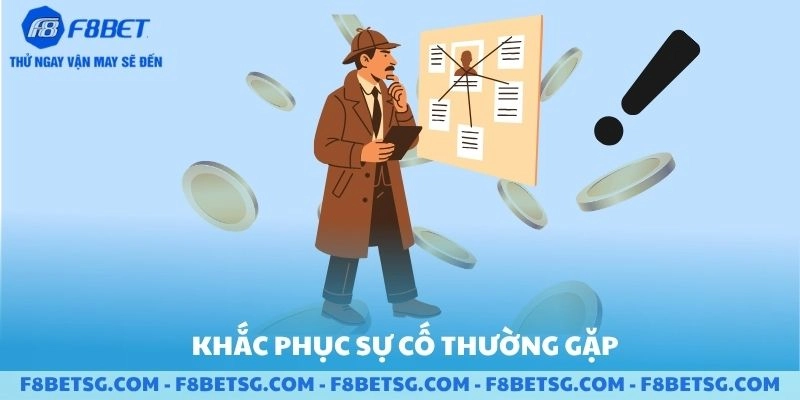 Khắc phục sự cố thường gặp khi rút tiền F8BET trên ứng dụng bị di động