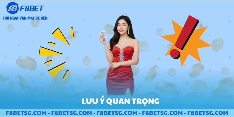 Lưu ý quan trọng khi chơi Blackjack F8BET